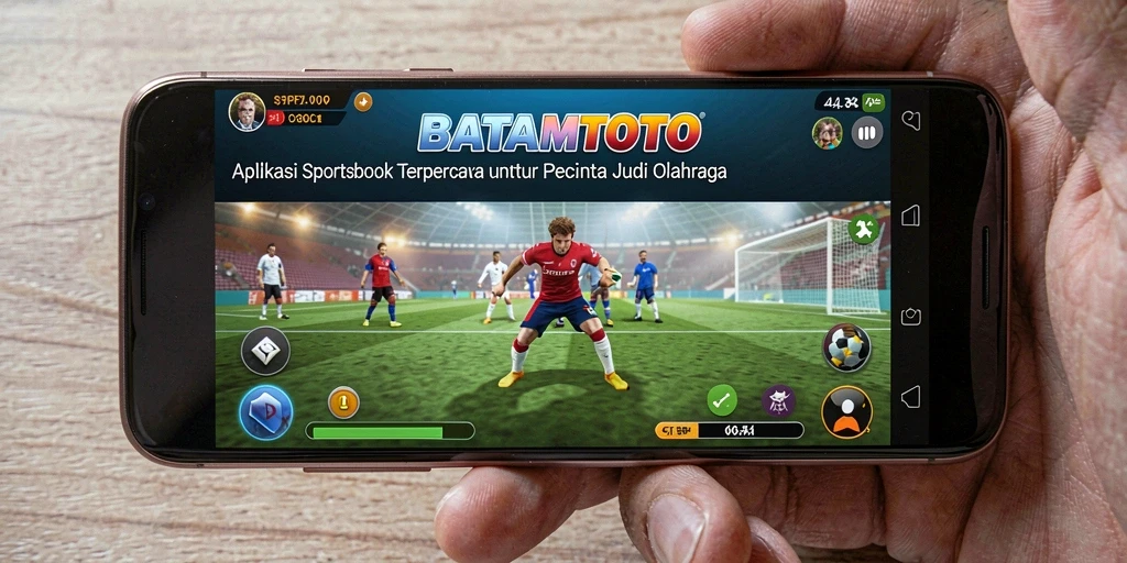 Screenshot gameplay BATAMTOTO menampilkan antarmuka taruhan olahraga yang menarik.