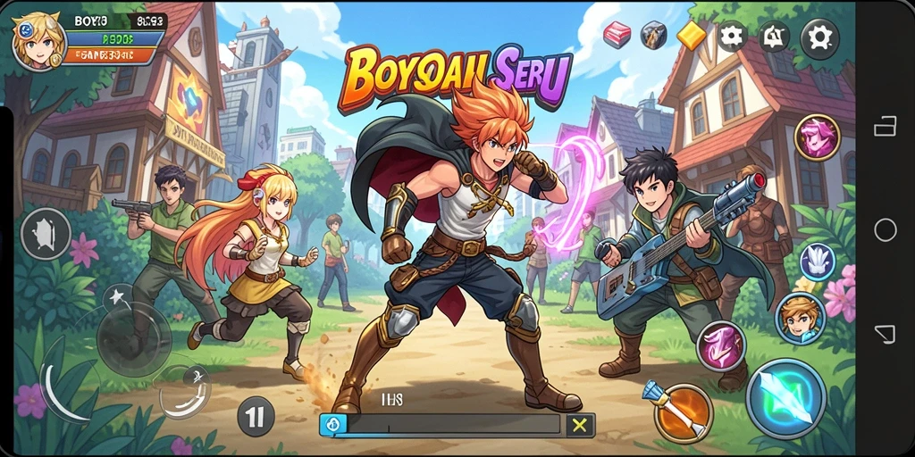 Gameplay seru BOY303 dengan karakter anime favorit.
