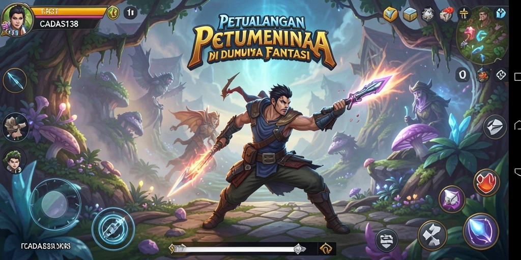 Tangkapan layar menampilkan aksi seru dalam gameplay ARPG CADAS138.