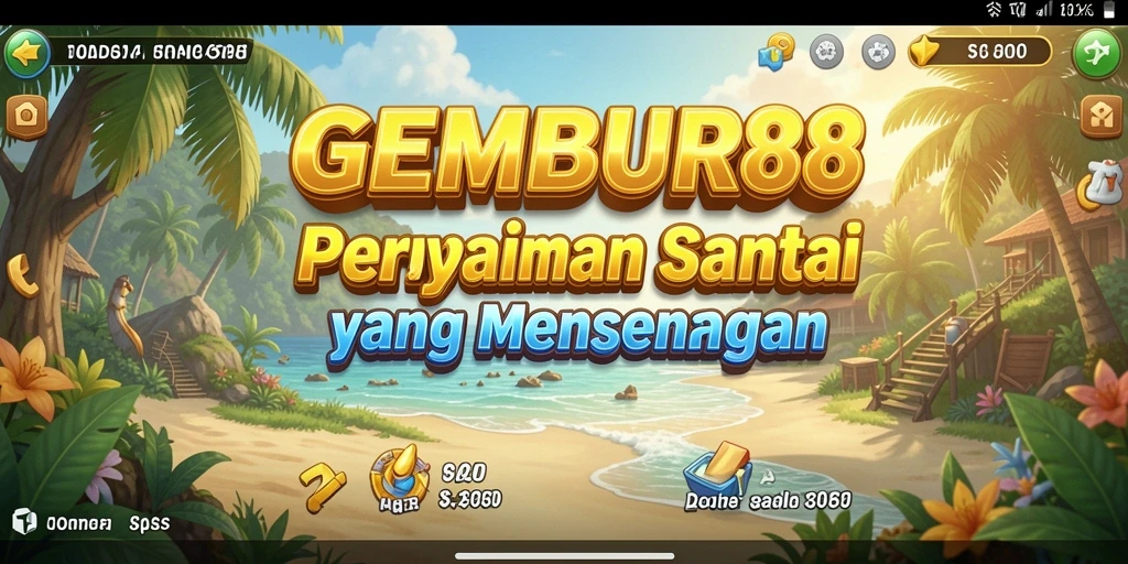 Tangkapan layar menampilkan keseruan gameplay santai GEMBUR88.