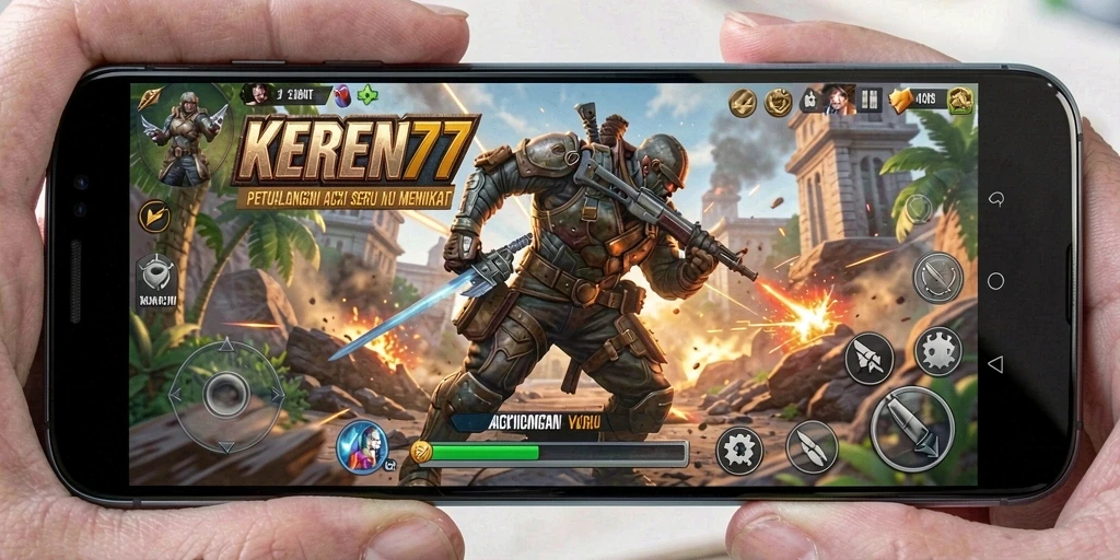 Tangkapan layar gameplay KEREN77 menunjukkan aksi petualangan yang mendebarkan.