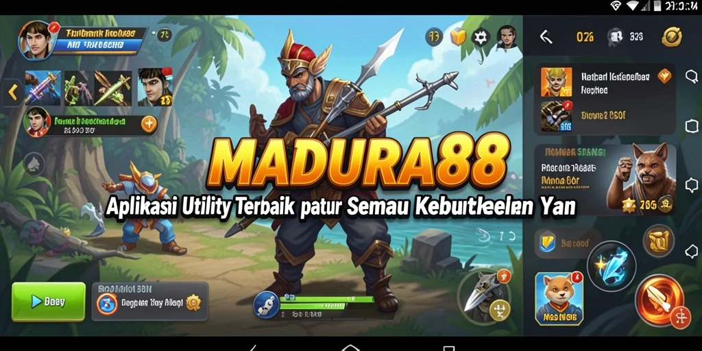 Tampilan antarmuka utama MADURA88 yang intuitif dan menarik.