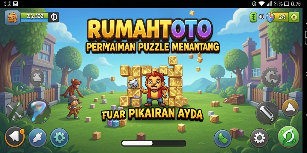 Tampilan gameplay RUMAHTOTO yang penuh tantangan dan keseruan.