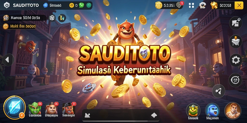 Tangkapan layar dari gameplay SAUDITOTO yang menegangkan.