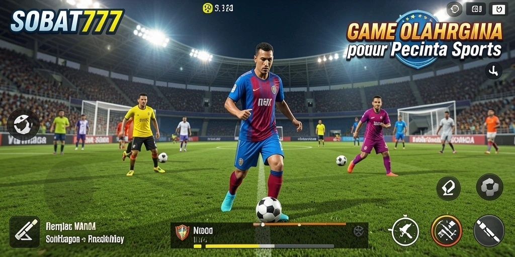 Screenshot SOBAT777 menampilkan gameplay olahraga yang seru dan interaktif.