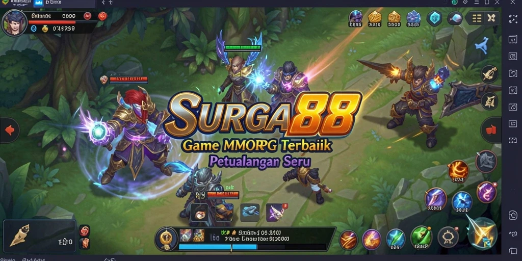 Tampilan gameplay SURGA88 yang penuh aksi dan petualangan.